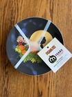 Peanuts 60 Years Halloween Charlie Brown   Gang 6    Plates Set Of 4 Melamine New