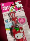 Vintage Hello Kitty Fruit Scented Bobblehead Clip On -apple New Old Stock - 2009