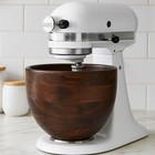 Premium Walnut Wood Mixing Bowl For Kitchenaid 4 5   5 Qt Tilt-head Mixer  5qt