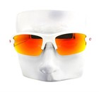 Oakley Youth Fit Sunglasses Oj9008-0958 Flak Xxs Matte White Prizm Red Kids Size