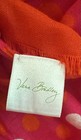 Vera Bradley Soft Fringe Scarf Pink   Orange Polka Dot  One Size