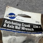 Vintage Park Tool Ccw-4 Ratcheting Crank Axle Nut Wrench 14mm 15mm Usa