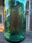 Dark Lime Green Henry Kuck Savannah Ga Soda Rare  Rare  Color