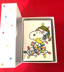 Graphique Snoopy Note Cards  Set Of 20  Peanuts Christmas  Woodstock  2023 w Box