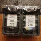 Canon Genuine Pg-275 Black Cl-276 Color Ink Cartridges Combo 2 Pack New In Box
