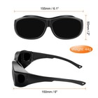 Welding Glasses - Ir Shade 10 Ce Certified Protective Glasses Wrap-around Lens