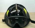 Msa 2010 Cairns Helmets 1010 Black Fireman Firefighter Rescue Helmet W eye Prot 