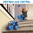  Amphibious Remote Control Car rechargeable Rc Cars Toy 360   Flips Blue