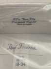 Paul Frederick Oxford Dress Shirt Mens 18-34 80 s Two Play Pinpoint Oxford read 