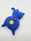 Ugly Doll Plush Blue Vintage Yellow One Eyed 7  2004
