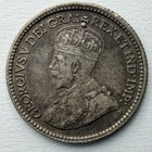 1912 Canadian Sterling Silver 5 Cent Coin Nice Vf Details King Edward