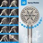 Hibbent Shower Head 10   High Pressure Rainfall Shower Head With Handheld Spray