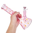 10  Heavy Duty Glass Beaker Bong Water Tobacco Smoking Pipe 14mm Bowl 10 Screens