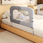 Baby Bed Rail Guard For Toddlers - 32   U Shaped Extra Large Reinforced Swing 