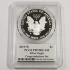 2019 W Pcgs Pr70 Proof Premier - 1 Oz Silver American Eagle  1 Us Coin  53360a