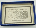 Vintage American Eagle Belt Buckle International Monetary Mint In Original Box