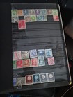 Vintage Stamp Book Stamp Collector s Stock Book W  Over 200 Vintage Stamps
