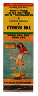 The Fairfax  Matchbook Matchcover - Oakland  California - Girlie