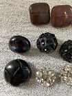 Vintage Fancy Buttons Lot Of 37