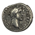 Roman Empire  Antoninius Pius 138-161  Silver Denarius Ancient Coin