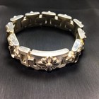 Vintage Indian Navajo Indigenous Handmade Antique Collection Silver Bracelet 565