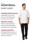 Mens Montreal Cool Vent Chef Coat White Size Large Kitchen Uniform Workwear