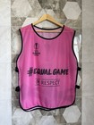 Champions League Uefa Training Players Issue Pink Bibs Vest Jersey Respect