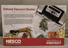 Deluxe Food Vs-12 Vacuum Sealer  130 Watts  Kit Bags   Viewing Silver New