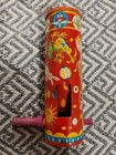 Vintage Japanese Tin Noisemaker  Litho- Circus Animals And People