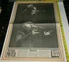 David Bowie Vintage Double Sided 1973 Poster 16 1 2 X 23 Inches Peter Gabriel
