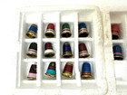 Thimbles - Woodsetton - Enamelled Brass Peep Show Collection X 20