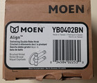 Moen Yb0402bn Align Double Swivel Robe Hook For Bathroom kitchen  Brushed Nickel