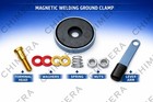 Chimera Magnetic Welding Ground Clamp 500   amp   capacity         4      brass   stud   auto   body