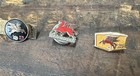 3 Vintage Mobil Oil Pegasus 25 Yr Service 10k Pin   Tie Clasp   Magnolia Oil Pin