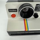 Vintage Polaroid Onestep Sx-70 Land Camera Instant Film Flashbar Usa Rainbow Str