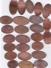 Elongated Souvenir Penny  25 Mixed Designs Souvenir Pennies L8