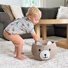 Baby Basket For Nursery  Bear Gift Baskets For Kids  Baby Shower Basket With    