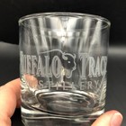 Buffalo Trace Bourbon Distillery Rocks Glass Etched Bottom Barware