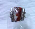 Sterling  Campbellite Ring Sz  6-3 4