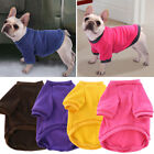 Puppy Dog Clothes Fleece Pullover T-shirt Small Dogs Pet Warm Clothing Sweater    