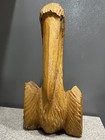 Vintage 14    Pelican Wood Carved Statue Figure Tropical Nautical Sculpture In Euc