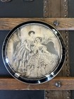 4 Beautiful Vintage Art Deco Concave Bubble Glass Hand Made Victorian Women Art