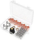 45pcs Plasma Cutting Torch Consumables For Ipt40 Plasma Cutting Torch