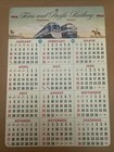 1954 Texas   Pacific Railway Railroad  Calendar  works In 2027  8   x5 5    Vintage