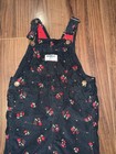Oshkosh B gosh Girls 18m Floral Corduroy Cotton Overall One-piece Buttons