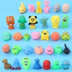 10-piece Baby Cute Animals Bath Toy Set Floating Squeeze-sound Soft Rubber Toys