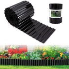 2pcs 30ft Garden Landscape Edging Border Lawn Edging Border Fence Yard Patios