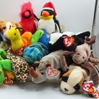 Ty Beanie Babies - Assorted Lot Of 25  mint Plush Worn Tags  Wholesale Lot