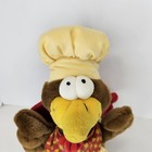 Dandee Thanksgiving  eat More Chicken  Singing Turkey Chef Plush
