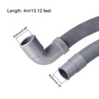 Washing Machine Drain Hose Extension Kits 13 12ft Gray With Elbow